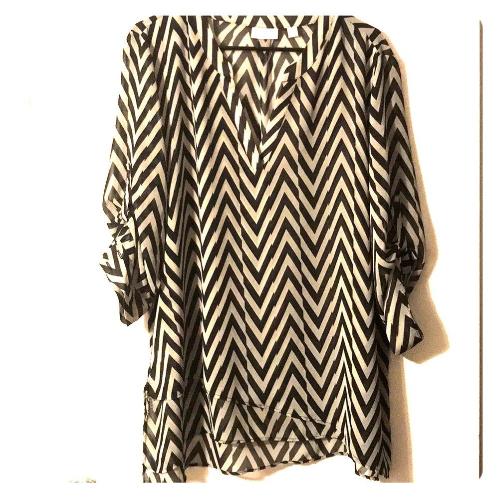 Striped Tunic Blouse